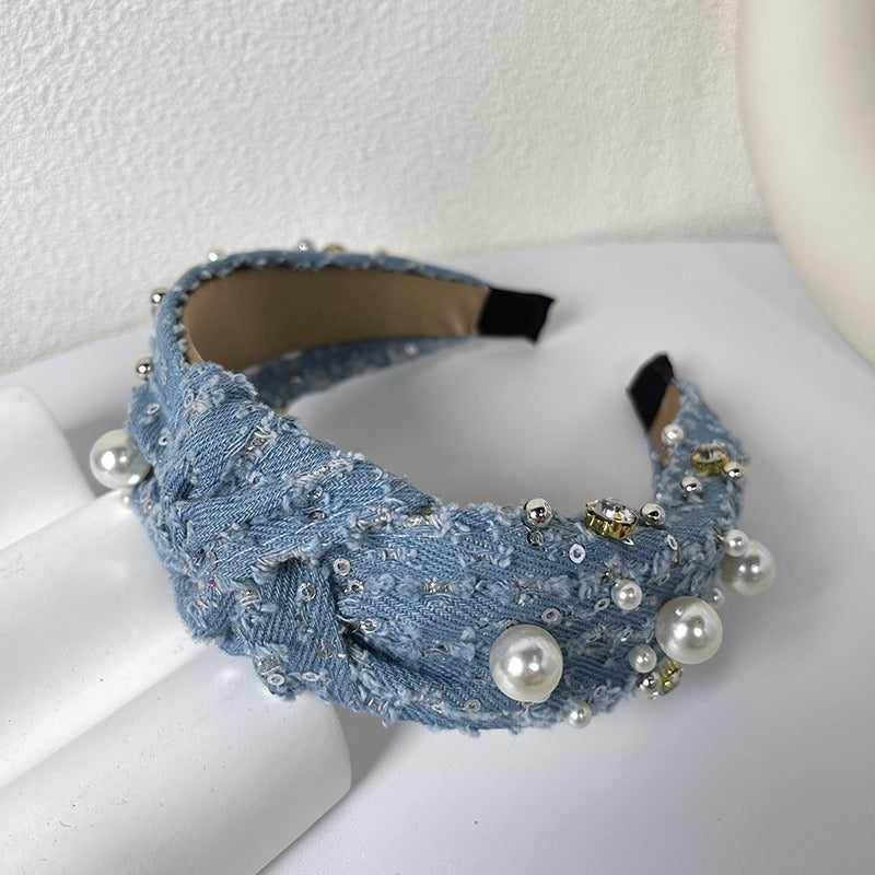 Pearl Knotted Headband