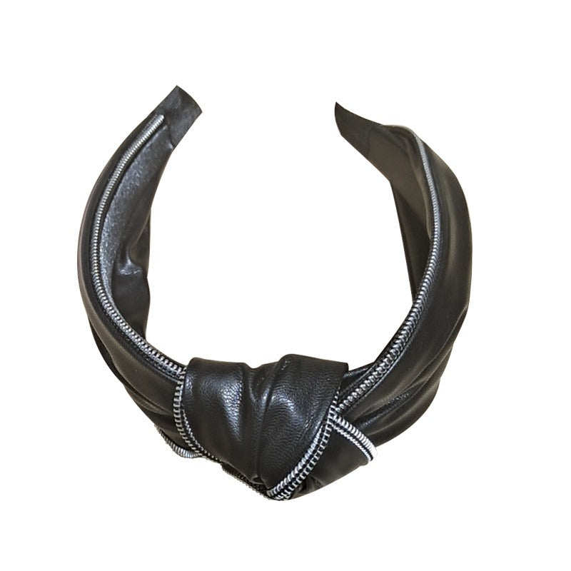 Leather knotted Headband