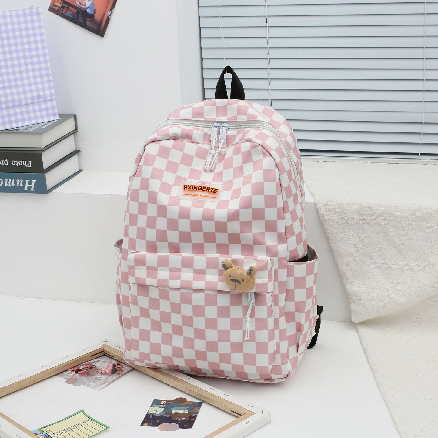 Checkerboard Schoolbag