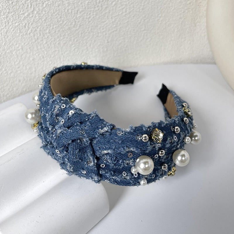 Pearl Knotted Headband