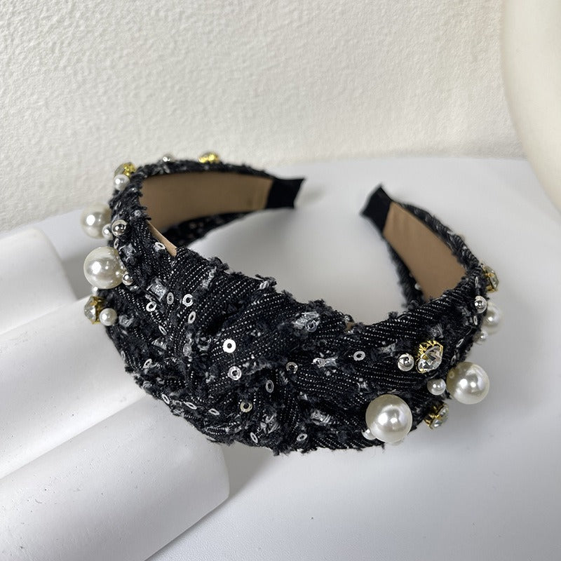 Pearl Knotted Headband