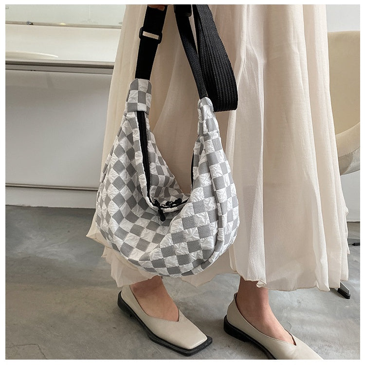 Blogger Favorite Checkerboard Dumpling Bag